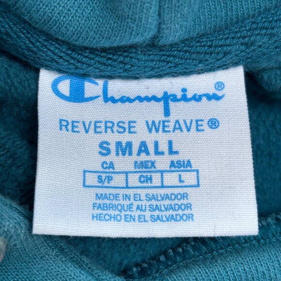 Faded Teal Champion Boyfriend Hoodie - Picture 4 of 12